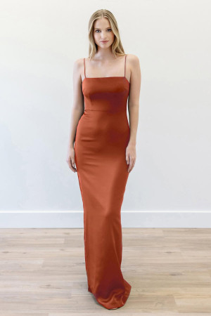 Watters 3401 Lucas Fitted Square Neck Bridesmaid Dress